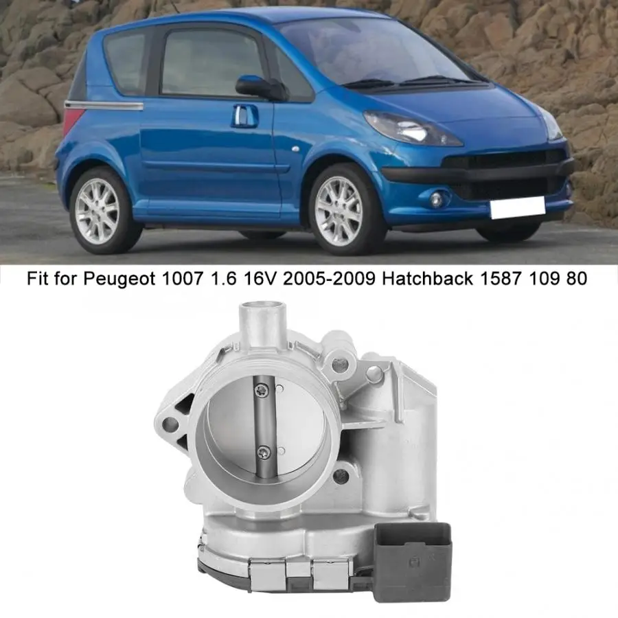 Корпус дроссельной заслонки автомобиля 0280750085 подходит для peugeot 1007 KM 1,6 16V 2005-2009 2010 Впускной узел дроссельной заслонки