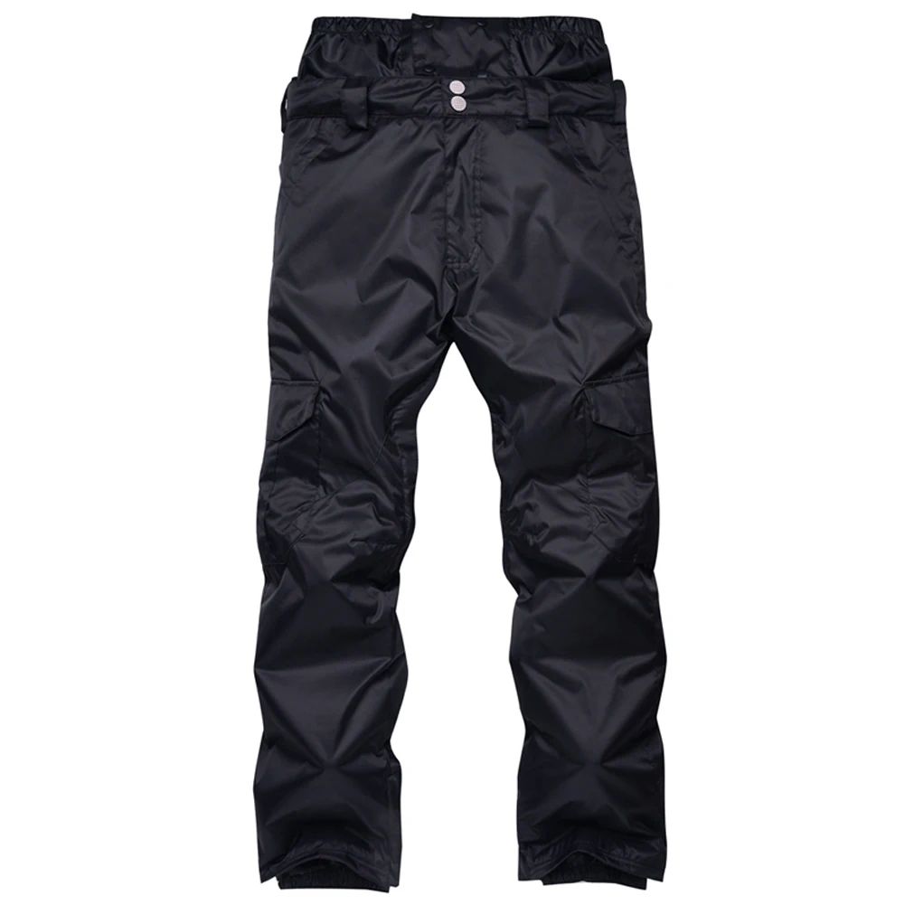 

Windproof Waterproof Hiking Pockets Outdoor Snowboard Men Ski Pants Mountaineering Camping Warm Thicken Winter Zipper Breathable