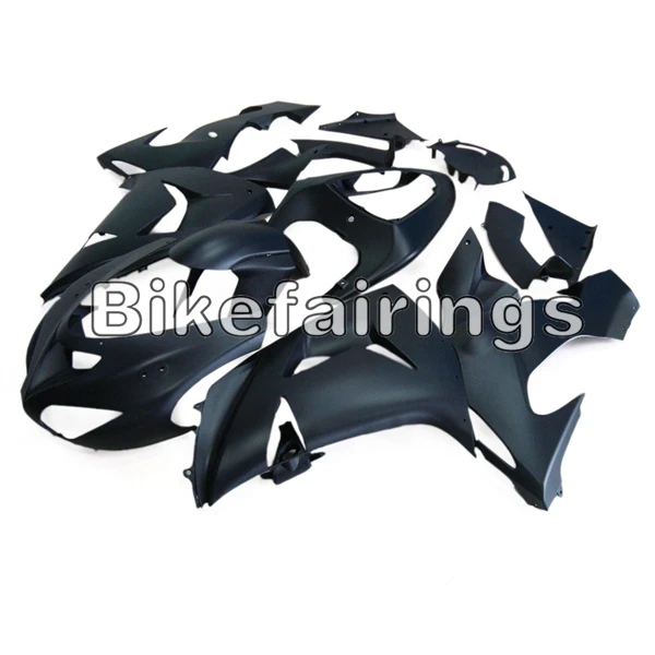 Мотор велосипед ABS инъекции Обтекатели для Кавасаки ZX10R 2006 2007 06 07 Motorcycles мотоциклы рамы кузова новые-полностью черные крышки