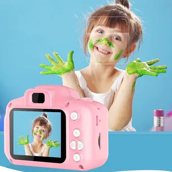 

800W Kids Mini Digital Camera Toy Chargable Photography Props Cute Baby 2 Inch HD Screen Video Recorder Camera