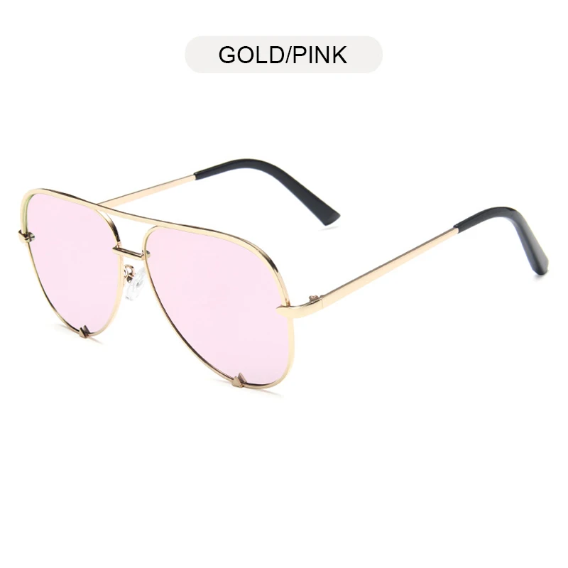 FUQIAN New Classic Metal Aviation Sunglasses Women Fashion Alloy Pilot Sun Glasses Men Gradient Lens Driving Shades Ladies UV400 reader sunglasses Sunglasses