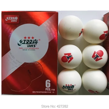 

Original DHS D40+ ITTF WORLD TOUR 3-Star Table Tennis Balls (dual 3 Star Seamed ABS) Plastic Ping Pong racket balls wholesales