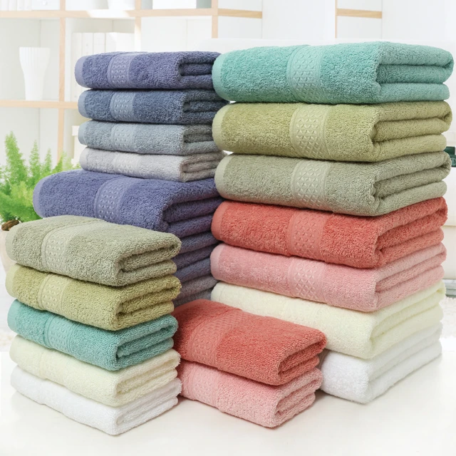 Large Thick Cotton Bath Towels  Large Cotton Bath Towels Set - Large  Cotton Super - Aliexpress