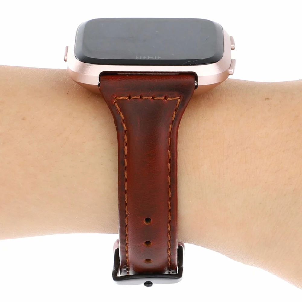 Кожаный ремешок на петлю для Fitbit Versa/Lite сменный браслет на запястье подходит для бит стих Браслет Смарт-часы аксессуары