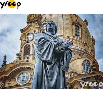 

Full Square/Round drill Diy diamond Painting 5D diamond embroidery Martin Luther Dresden Diamond mosaic Home Decor Gift BX0453