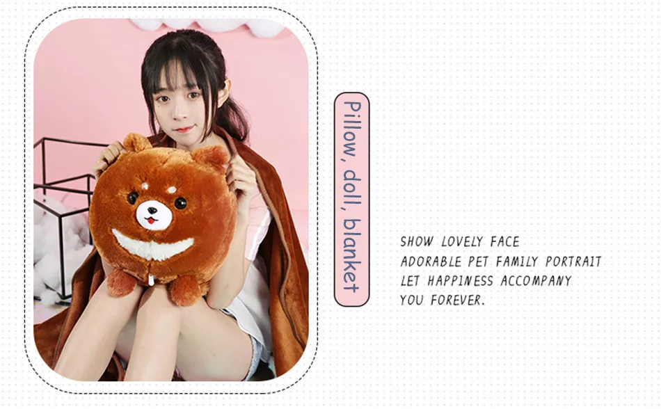 Macaco de Pelúcia Travesseiro com Cobertor Decoração para Sofá da Sala de Presente de Aniversário Feliz Kawaii Brinquedos Novo Bonito Macio Stuffed Boneca Almofada Brinquedo 10 Bonito Macio Stuffed Boneca Almofada Travesseiro Com