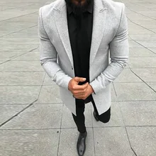 Тренч для мужчин классический черный Бизнес Британский стиль пальто мужская длинная одежда стильные куртки мужские пальто одежда