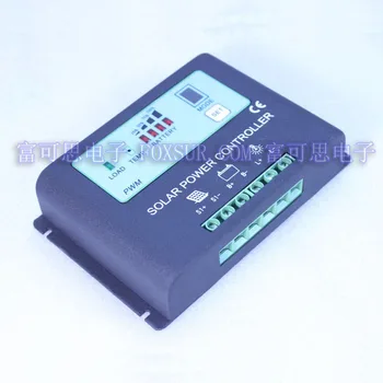 

10A 48V PWM Solar Panel Charge Controller with LED indicate the batttery Capacity Off Grid PV Controller Solar Aluminum housing