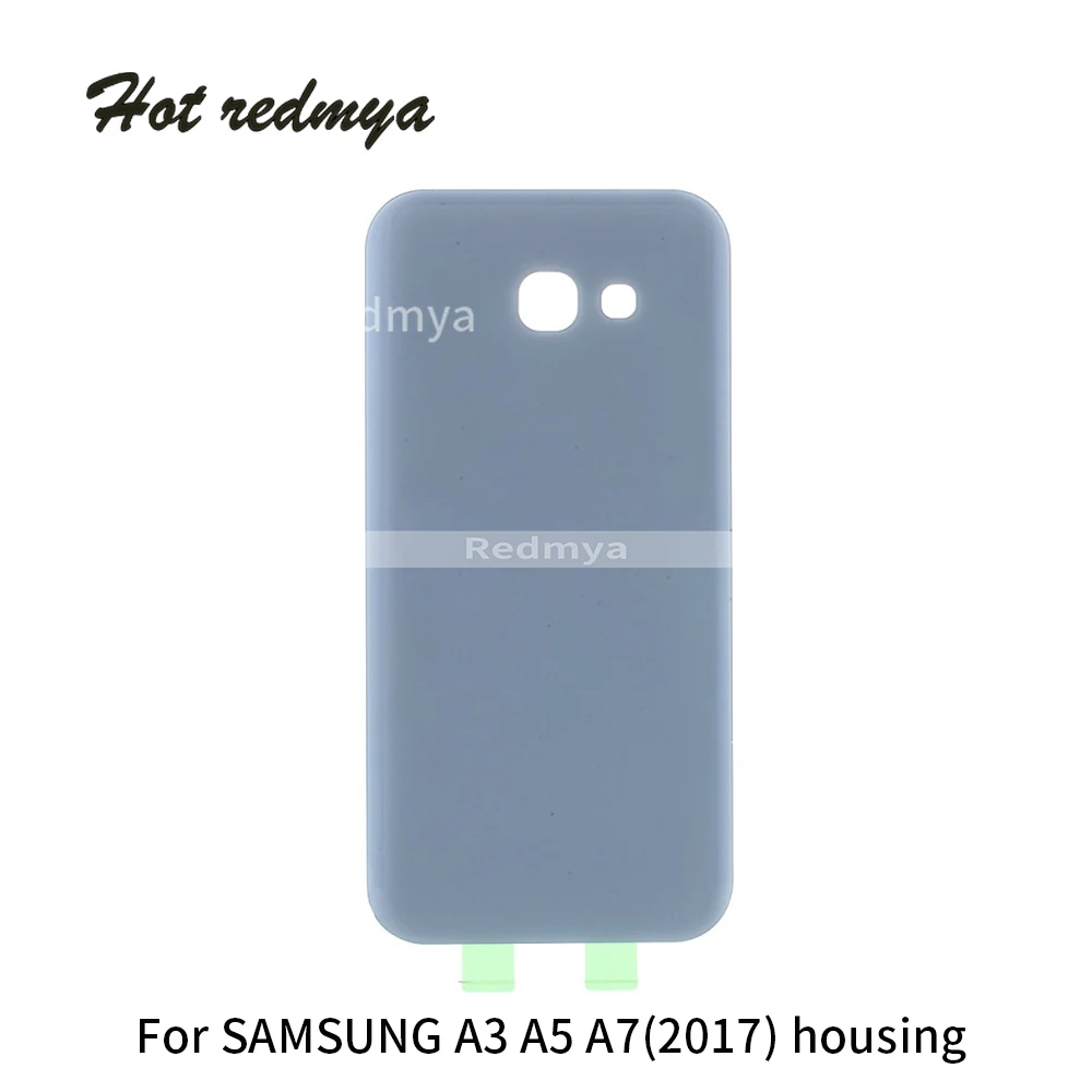 10 шт задняя крышка для samsung Galaxy A3 A5 A7 A320 A520 A720 Задняя стеклянная крышка батарейного отсека задняя дверь Чехол запасные части