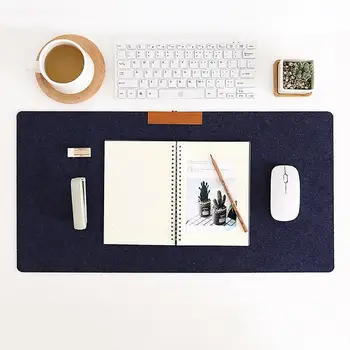 

Large Office Desk Mat Modern Table Keyboard Computer Mouse Pad Wool Felt Laptop Cushion Desk Mat Gaming Mousepad Mat