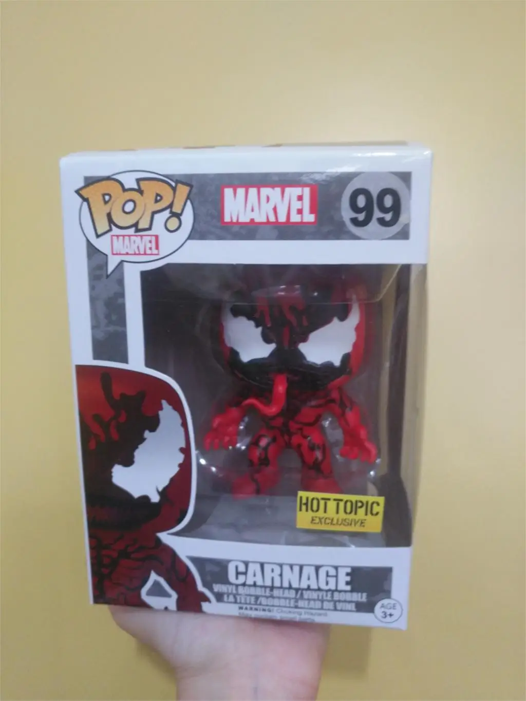 Funko Pop Amine Marvel анти яд Carnage Venompool фигурка качающаяся голова Коллекционная модель игрушки - Цвет: Carnage with box