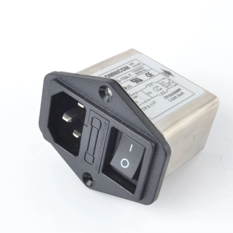 10A фильтр питания EMI CW2B-10A-T