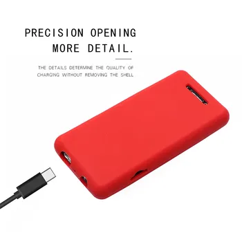 

​Anti-scratch MP3 Player Cover Replacement Back Cover Soft Silicone Protective Case for SOULCKER D16 MP3 Player Accessories