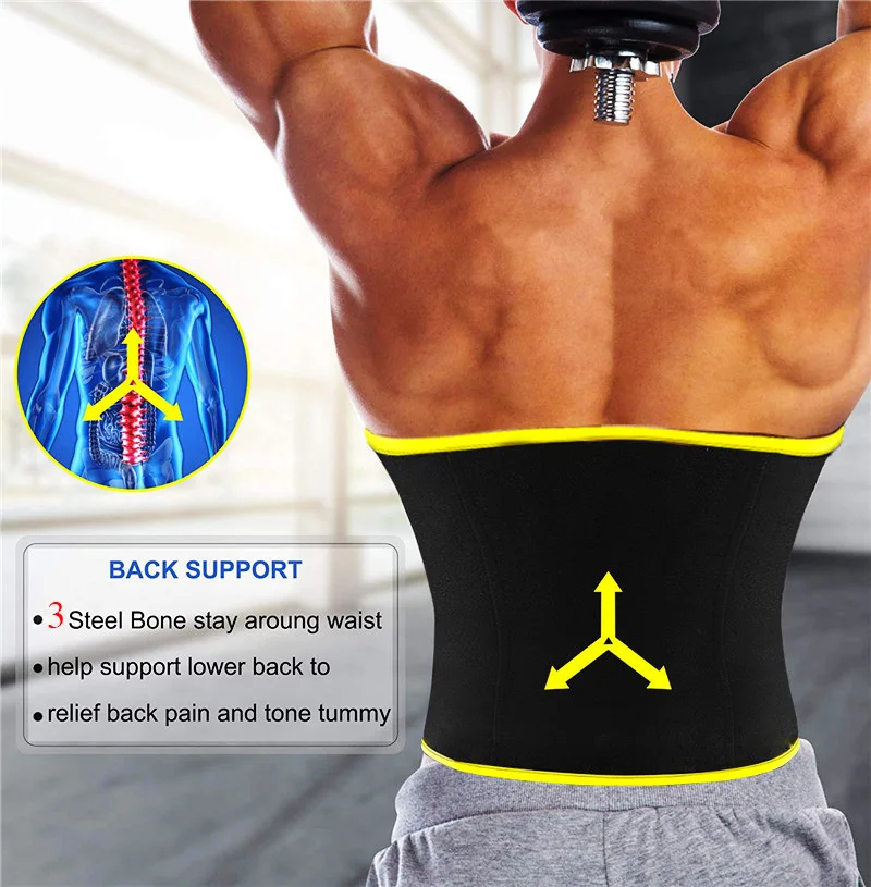 NINGMI утягивающий тренажер для тела мужской спортивный топ из неопрена Sana ремень