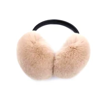 Inverno unisex neutro quente pele artificial/lã inverno ao ar livre earmuffs