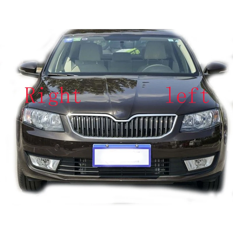 Для Skoda Octavia 2015 2017 передние фары для объектива стеклянная лампа затеняющая Крышка