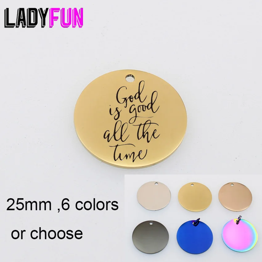 10 шт. подвеска-зеркало из нержавеющей стали | Украшения и аксессуары