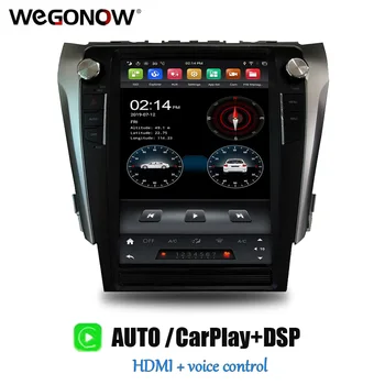 

DSP PX6 IPS Carplay voice control Tesla 12.1"Android 9.0 4G RAM 64GB auto radio GPS Navigation BT5.0 for Camry 2012-2015