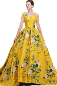 Cheongsam сценический костюм высокого класса индивидуальный заказ китайский стиль хост платья женские шоу платья нового элегантного и длинного стиля сексуальные модели классические - Цвет: gold 3
