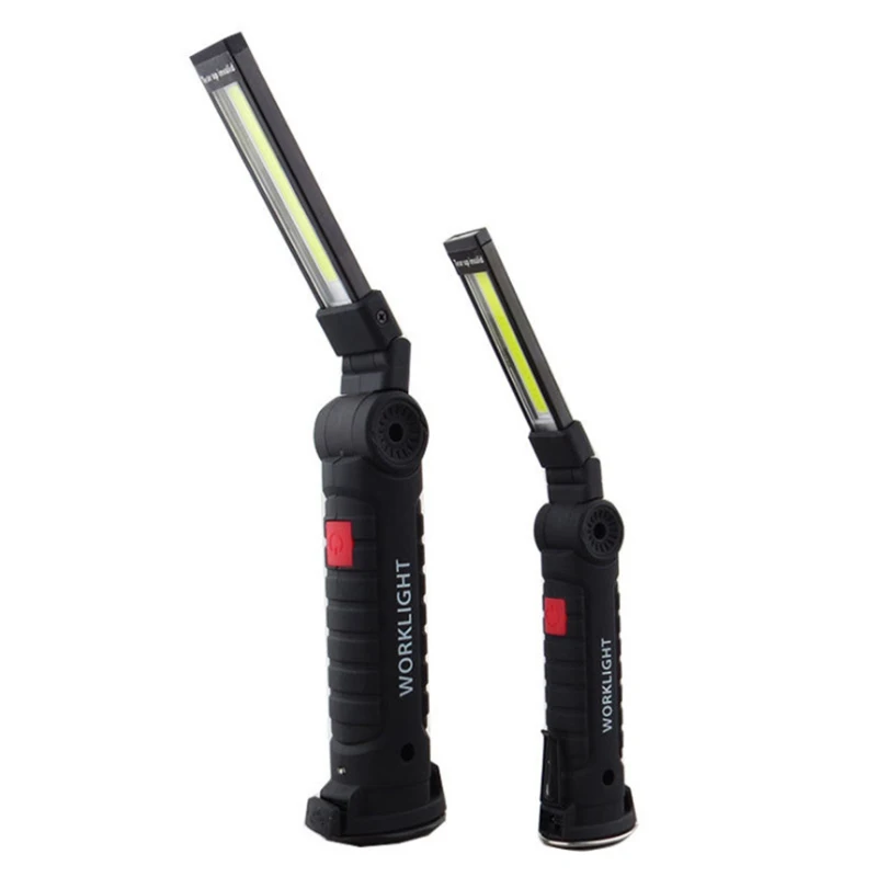 

Folding COB Flashlight USB Cable Kit Working Lighting Display 360 Rotation Power Outages Emergency Lamp Torches