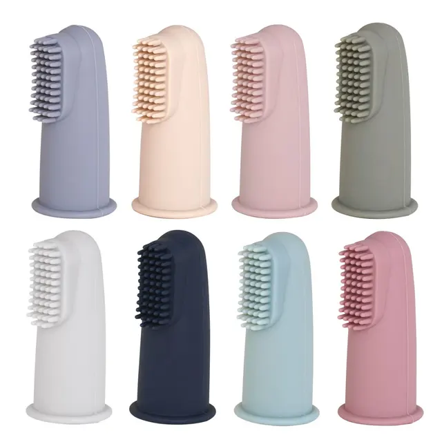 Baby Teether Children's Products Finger Food Grade Silicone Toothbrush Toys Toothbrush Head For Babies New Born Baby Items Gift 2