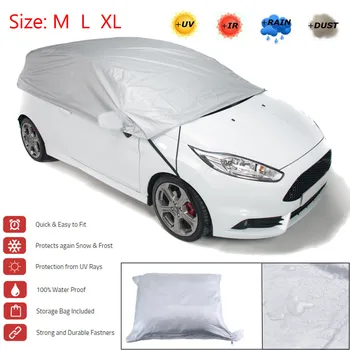 

Hot Universal Car Snow Cover Sun Shade Snow Ice Protection Dustproof Waterproof Winter Outdoor Protective Covers Size M L XL