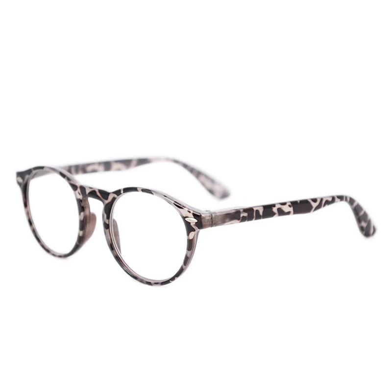 Seemfly очки для чтения для мужчин и женщин круглая красочная рамка Ретро Анти-усталость пресбиопические очки Модные Винтажные оправа солнцезащитных очков - Цвет оправы: GY