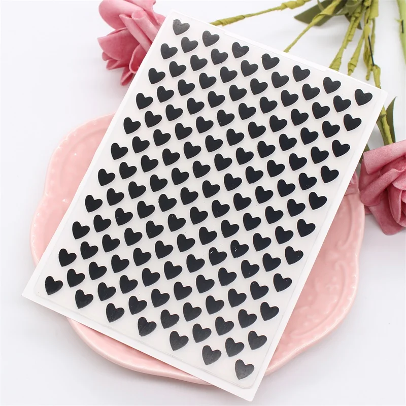 YPP CRAFT Heart Plastic Embossing Folders for DIY Scrapbooking Paper