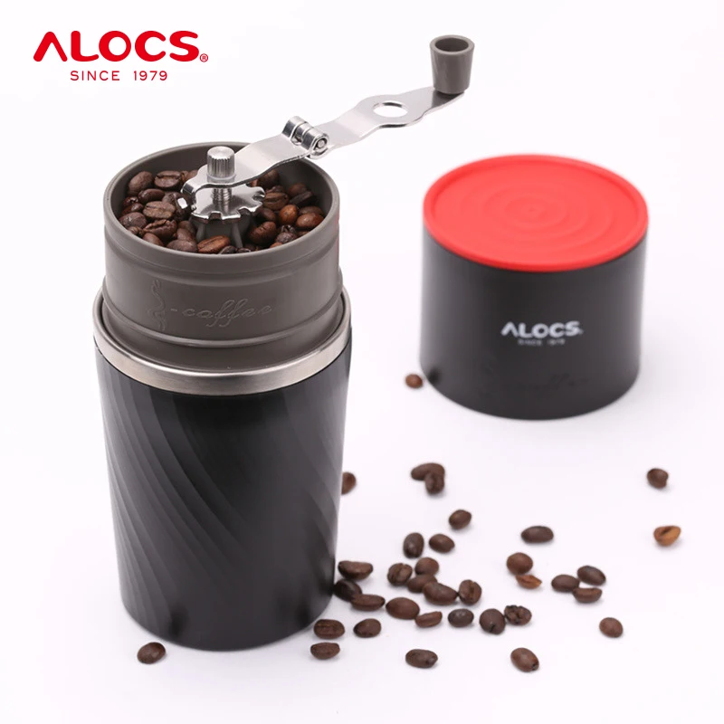 Alocs CW-K16 портативная многофункциональная кофеварка для путешествий на открытом воздухе кофейная кружка керамическая кофемолка для кемпинга пикника