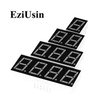 0,28/0,36/0,4/0,56 дюймовый светодиодный дисплей 7-сегментный 1 бит/2 бит/3 Бит/4 бит цифровая трубка Красный общий анод/анод цифровой светодиодный 7 сегмент