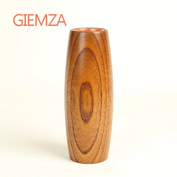 

GIEMZA Wood Vase for Decoration Wooden Bargain Price Metal 1PC Unquite Table Flowers for Delivery Prime with Vase