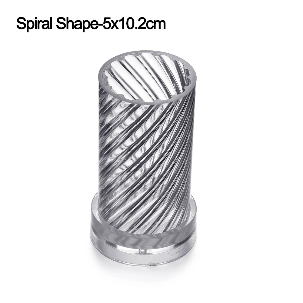Spiral Shape Новинка, 1 шт., прозрачные DIY формы для свечей, форма для изготовления свечей, мыло ручной работы, глиняные инструменты для рукоделия, Рождественский Декор, форма для мыла, декор торта - Цвет: Spiral Shape