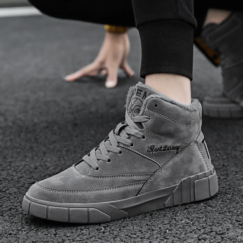 Botas hombre; мужские ботинки; Зимние ботиночки; Теплая обувь с плюшевой подкладкой; мужские повседневные кроссовки; Лидирующий бренд; Мужская обувь для взрослых; Erkek Ayakkabi