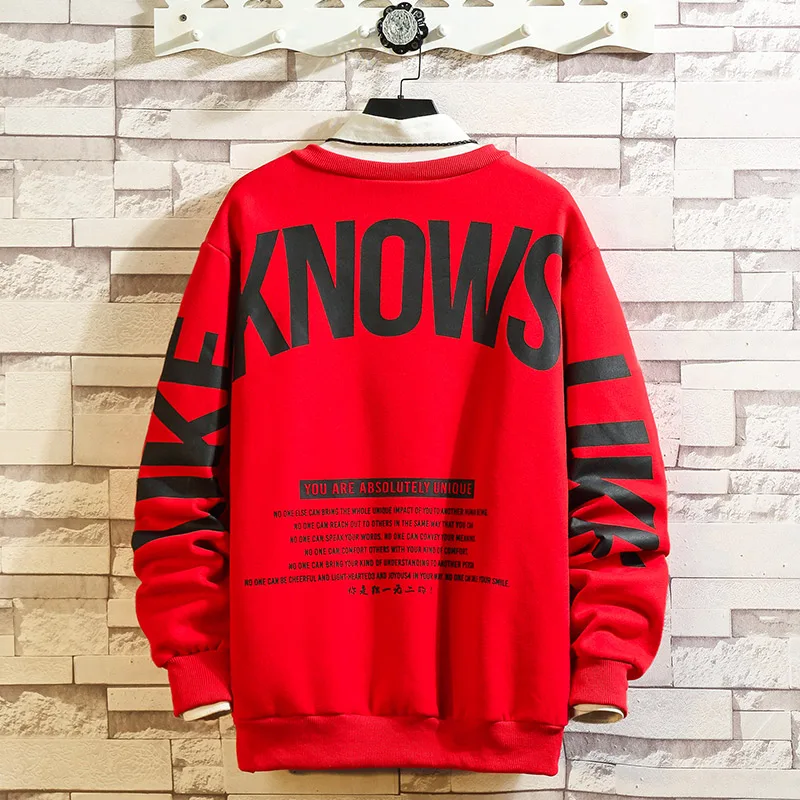 

Japan Style Casual O-Neck 2020 New Arrived Hoodie Sweatshirt Men'S Thick Fleece Style Hip Hop High Streetwear Clothing