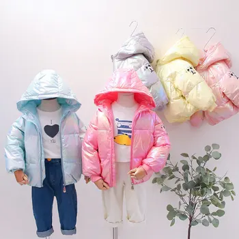 

White duck down children's down jacket new boys and girls baby middle and small children thicken Korean down jacket
