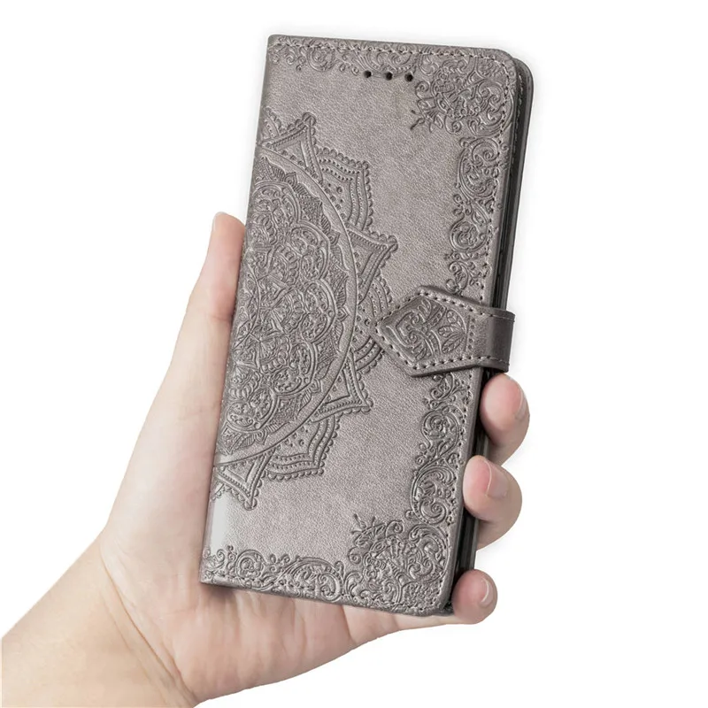 For Samsung S10 S9 S8 A6 Plus S7 A6 2018 Case Luxury Leather Phone Case For Samsung Galaxy S9 S10 Plus Flip Magnetic Wallet case samsung silicone cover