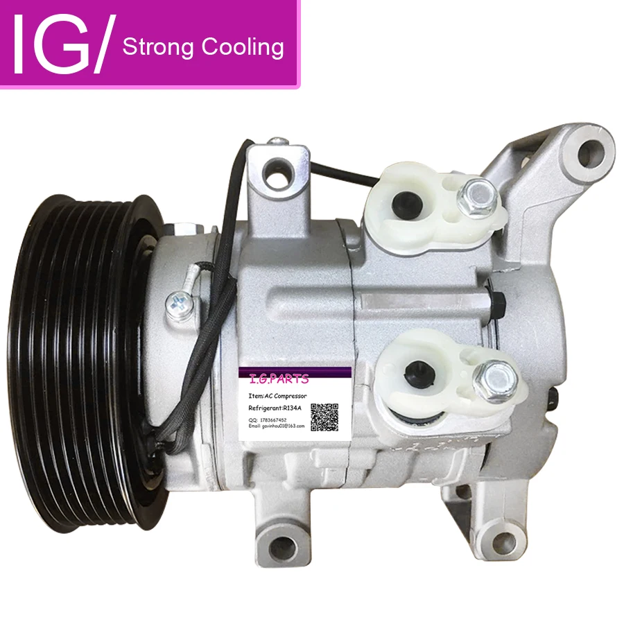 Auto Ac Compressor For Toyota Vitz Ac Compressor Hilux Vigo Innova (petrol) 883200k380