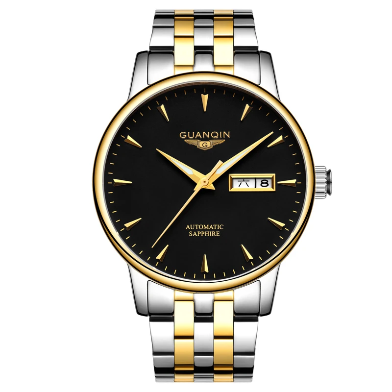 Guanqin Gj ファッション腕時計防水と防塵メンズ腕時計ダブルカレンダーは真新しい Mechanical Watches Aliexpress