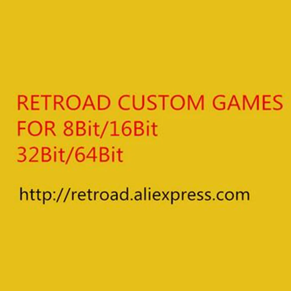 

Custom Game for 8bits/16bits/32bits/64bits with free 16G