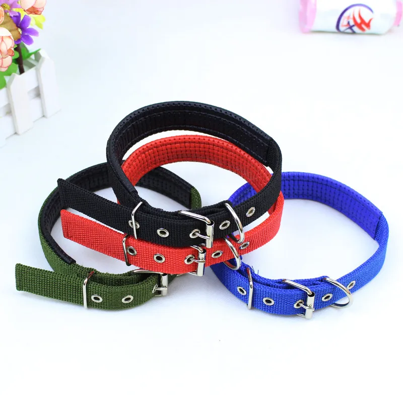 Adjustable Nylon Strap Dog Collar for Small Large Dogs Puppy Pet Accessories Leather Collar for Dogs Golden Retriever Husky Neck