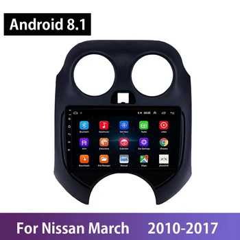 

Android 8.1 Car GPS Multimedia Player For Nissan March K13 2010 - 2017 Bluetooth FM HU Camera Wifi Carplay USB 2din No 2din OBD