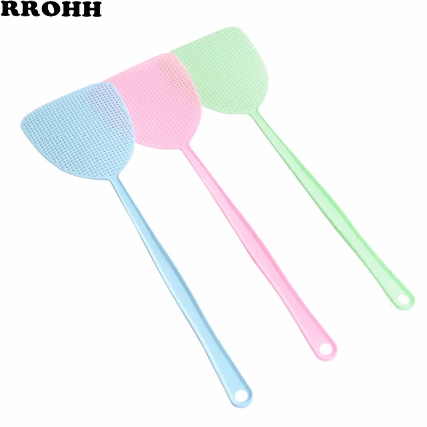 

Hot Sale 1pcs Plastic Fly Swatter Prevent Pest Anti Mosquito Pest Reject Insect Killer Tool Fly Swatter Beat