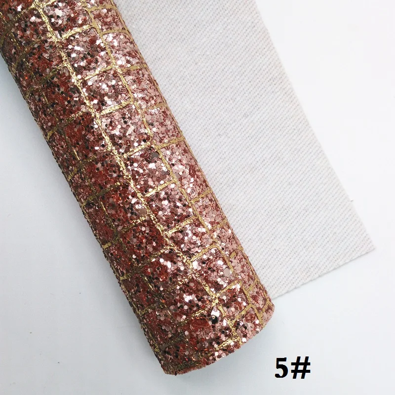 Glitterwishcome 30X134 см мини размер рулона винил для луков кродоли блестящая кожа Fabirc искусственная кожа для луков, GM002B - Цвет: 5