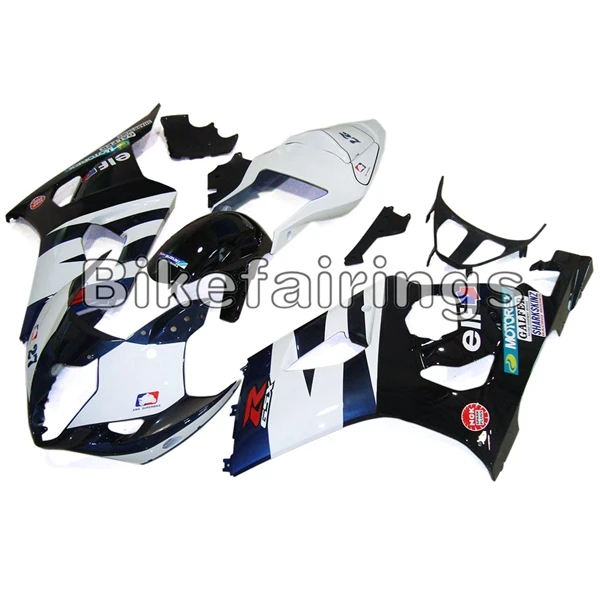 Комплект обтекателей, пригодный для Suzuki GSXR1000 K3 2003 2004 03 04 K3 Sportbike, комплект для кузова, белый и черный литья под давлением