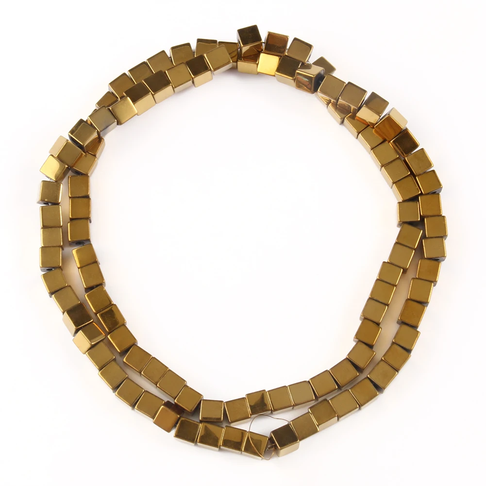Matte 18K Rose Gold Hematite Beads