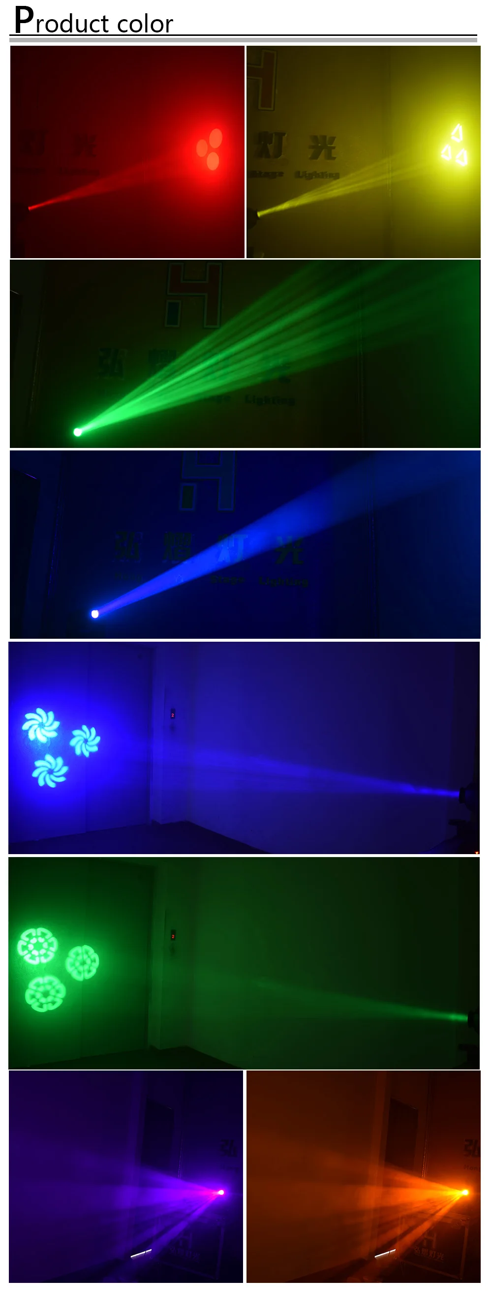 Светодиодный сценический свет 60 Вт DJ 3 Призма Gobo Spot светодиодный DMX 512 10/12 каналов вечерние светильники (8 шт./партия)