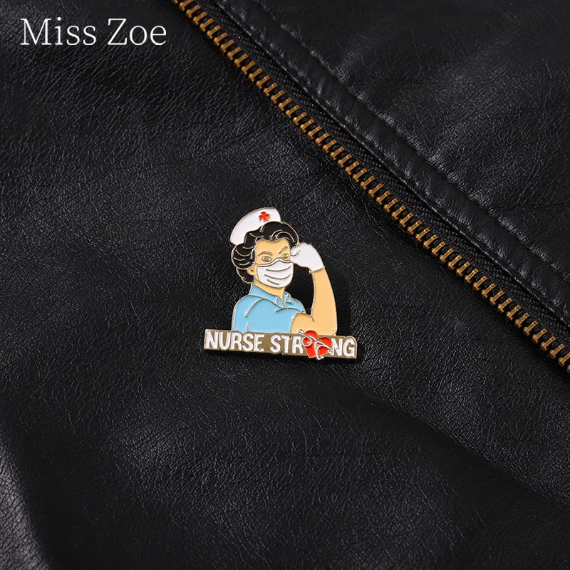 Angelo In Bianco Assistenza Medica Smalto Pin S Infermiera Forti Spille Mediche Spilla Vintage Gioielli Per Dottore Infermiera Regali All'Ingrosso
