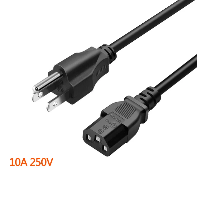 Description Picture 3 of itemBlack IEC320 C13 to AU US UK EU Power Cord India Israel Russia BS1363 13A Britain Extension Power cable 3*0.75mm 1.5M 1.8M 10A
