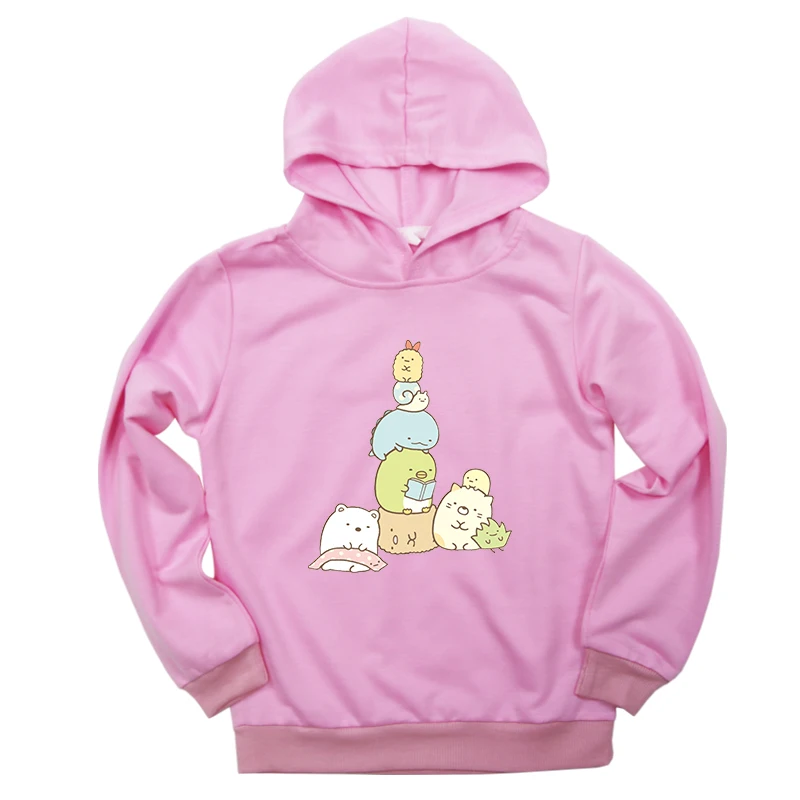 Hoodies 18 Sumikko/толстовки для малышей с героями мультфильмов; повседневные японские толстовки для мальчиков и девочек; сезон осень-зима; Moletom Infantil; для подростков - Цвет: Hoodies 18