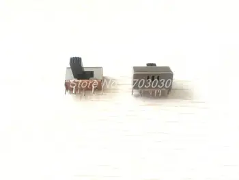 

10Pcs x Panel PCB 8 Pins 3 Position 2P3T DP3T Slide Switch Side Knob 0.5A 50V DC